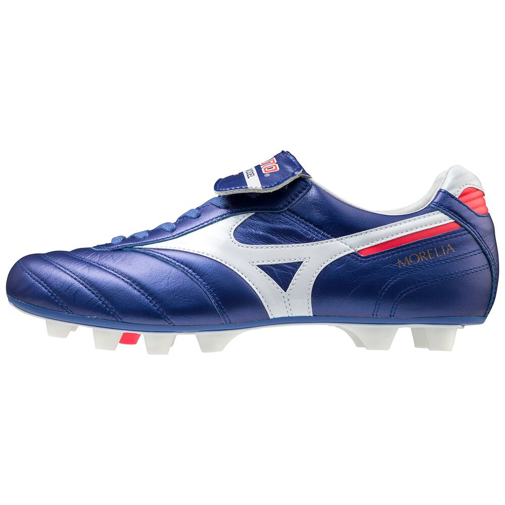 Chuteiras Mizuno Morelia II Japan - Mulher - Azuis/Branco - NIVEC6937